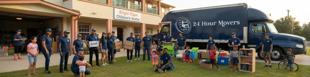 Neighbors First: How 24 Hour Movers Gives Back 1 Neighbors First: How 24 Hour Movers Gives Back